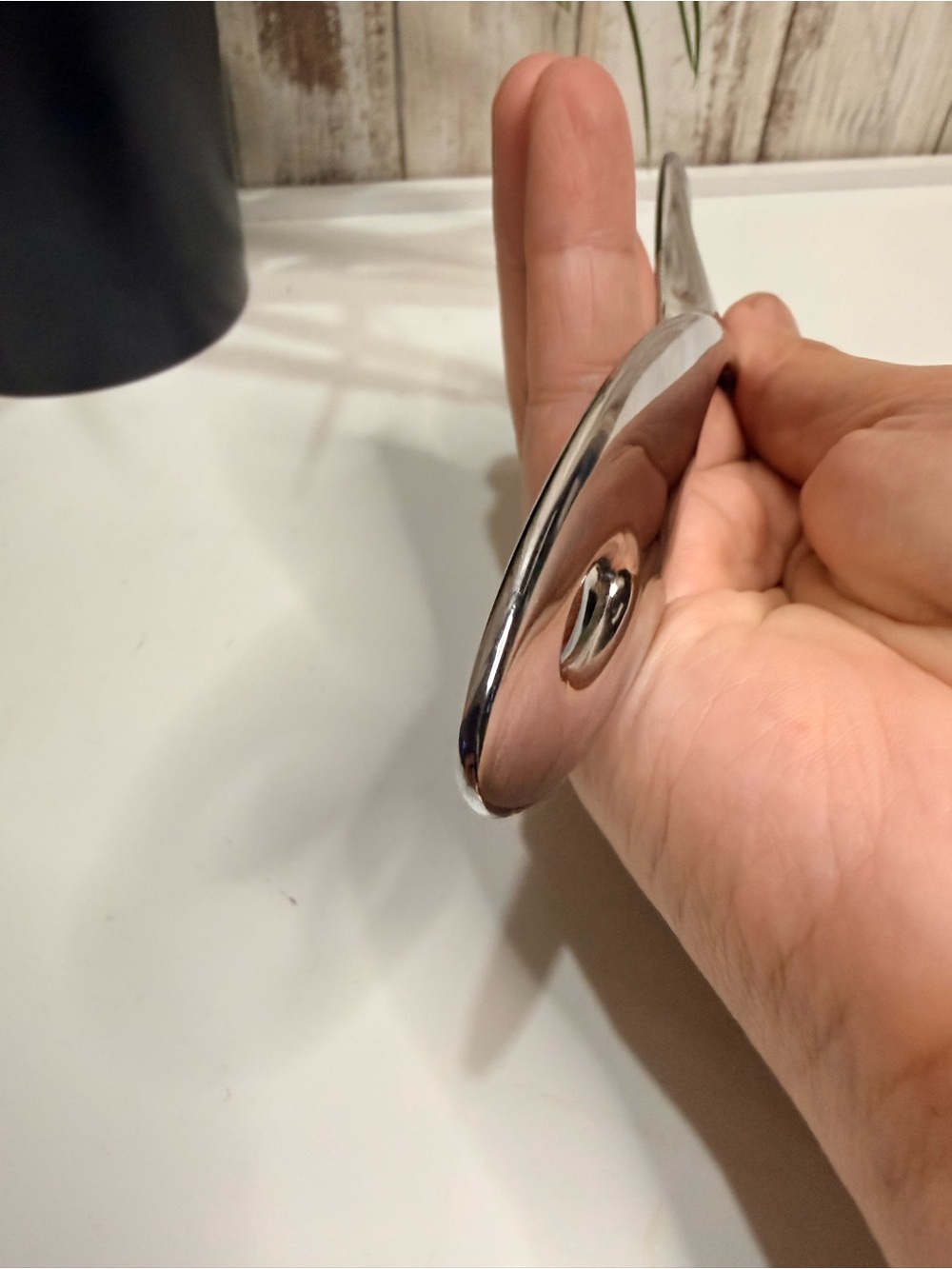 Nambe Polished Silver Bottle Opener with Sleek Ergonomic Handle - Picture 5 of 8